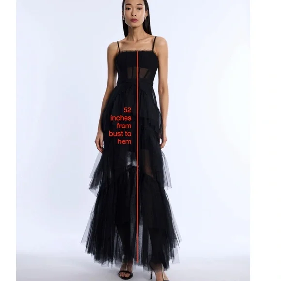 BCGC Ruffle Tulle Gown - Picture 3 of 7